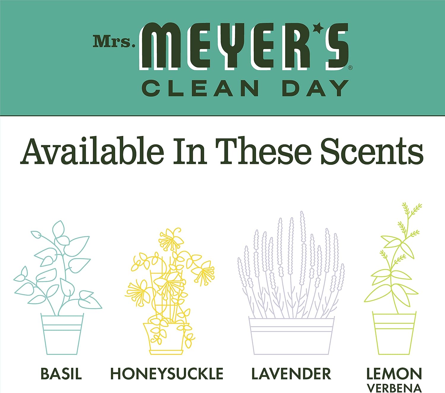 Mrs. Meyer’s Clean Day Multi-Surface Everyday Cleaner, Basil Scent, 16 ounce bottle (Pack of 3): Health & Personal Care