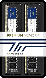 Timetec 32GB (2x16GB) DDR4 2400MHz UDIMM 288-Pin RAM PC4-19200 CL17 view 7