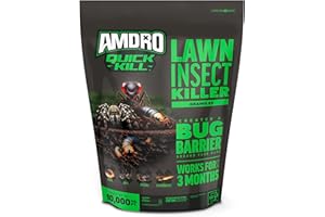 Amdro 100550434 Quick Kill Lawn Insect Killer Granules 10 lb, Black Label