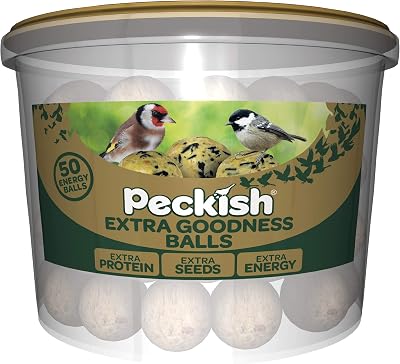 Peckish Extra Goodness Energy Ball 50 Tub 60051413 Nature Garden Bird Food
