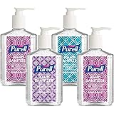 PURELL Advanced Hand Sanitizer Refreshing Gel Design Series, Clean Scent, 8 Fl Oz Pump Bottle (Pack of 4) - 9652-06-ECDECO