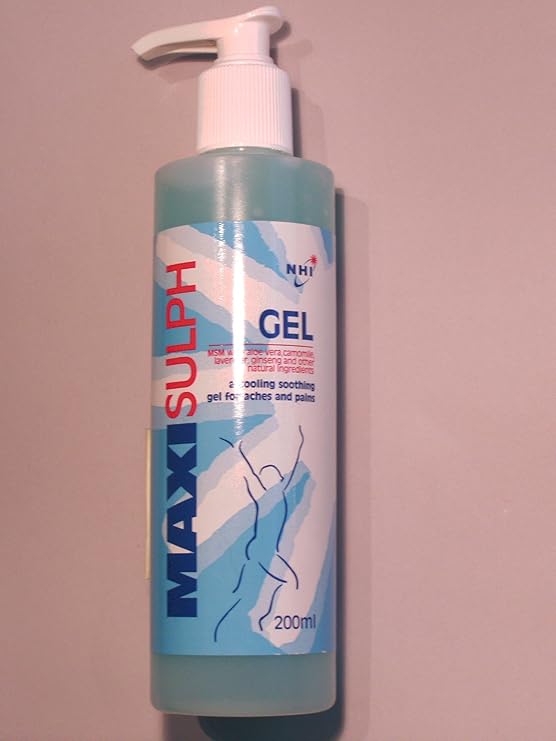 MSM Gel with aloe vera and other natural ingredients Amazon.co.uk