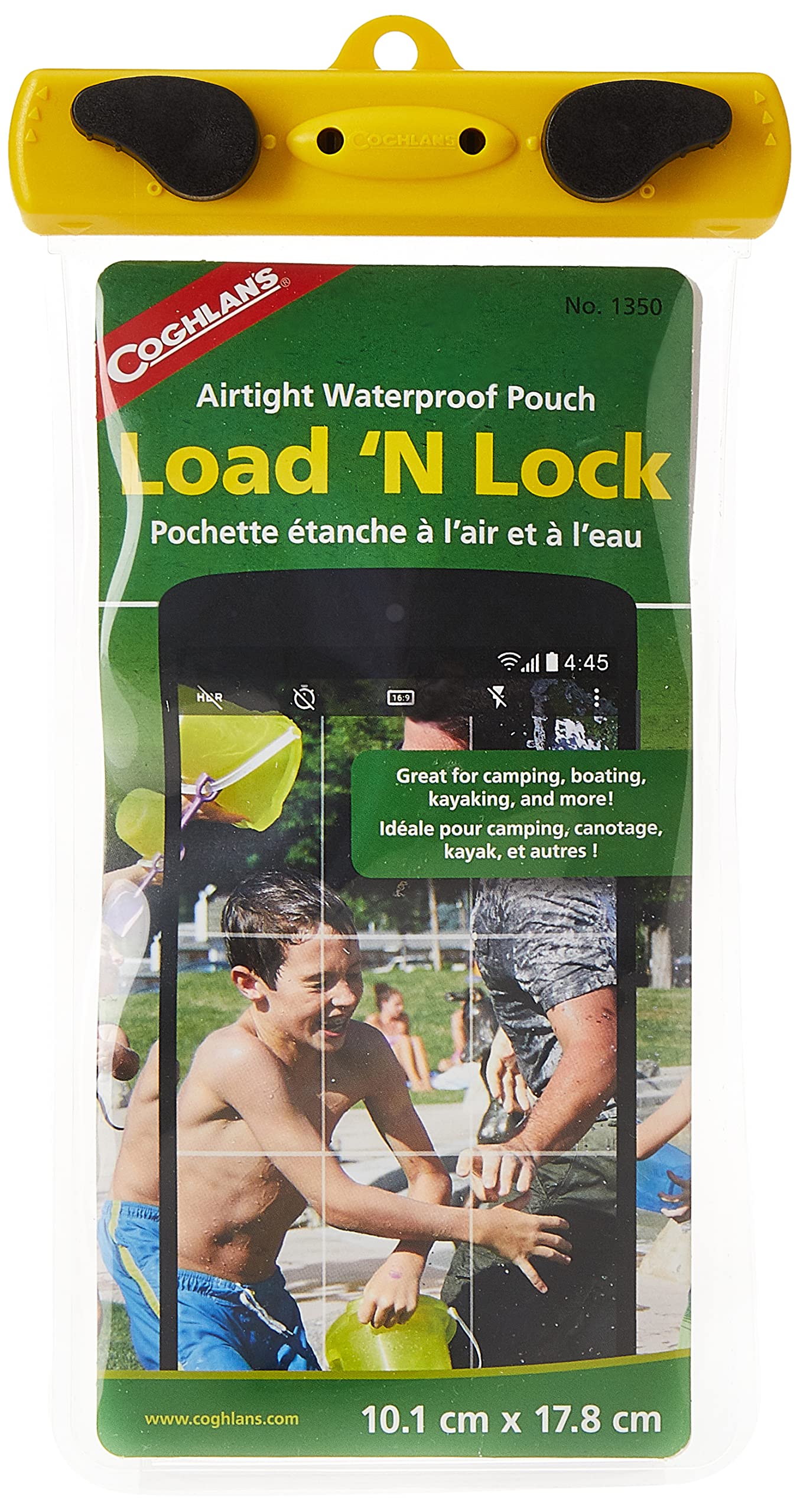 Coghlan's Unisex Adult C1352 Load 'n Lock Waterproof Pouch - Transparent, 6 x 8-Inch