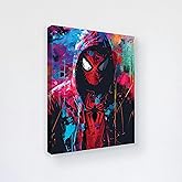 Miless Moraless 1 12"x16" Set of 1 Canvas Wall Art Decor by BCB Print | HD Printed & Wooden Framed Wall Art | Modern Wall Decor for Bedroom, Living Room, Office, Kids Room | Made in USA