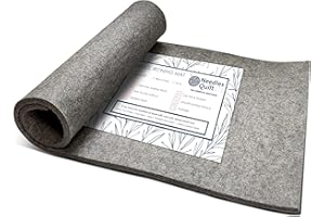 NEEDLES QUILT STUDIO 36" x 18" Wool Pressing Mat for Quilting | 100% Natural New Zealand Wool Ironing Mat for Quilters | Quilting Ironing Pad & Wool Pressing Pad for Sewing, Quilters & Craft Projects