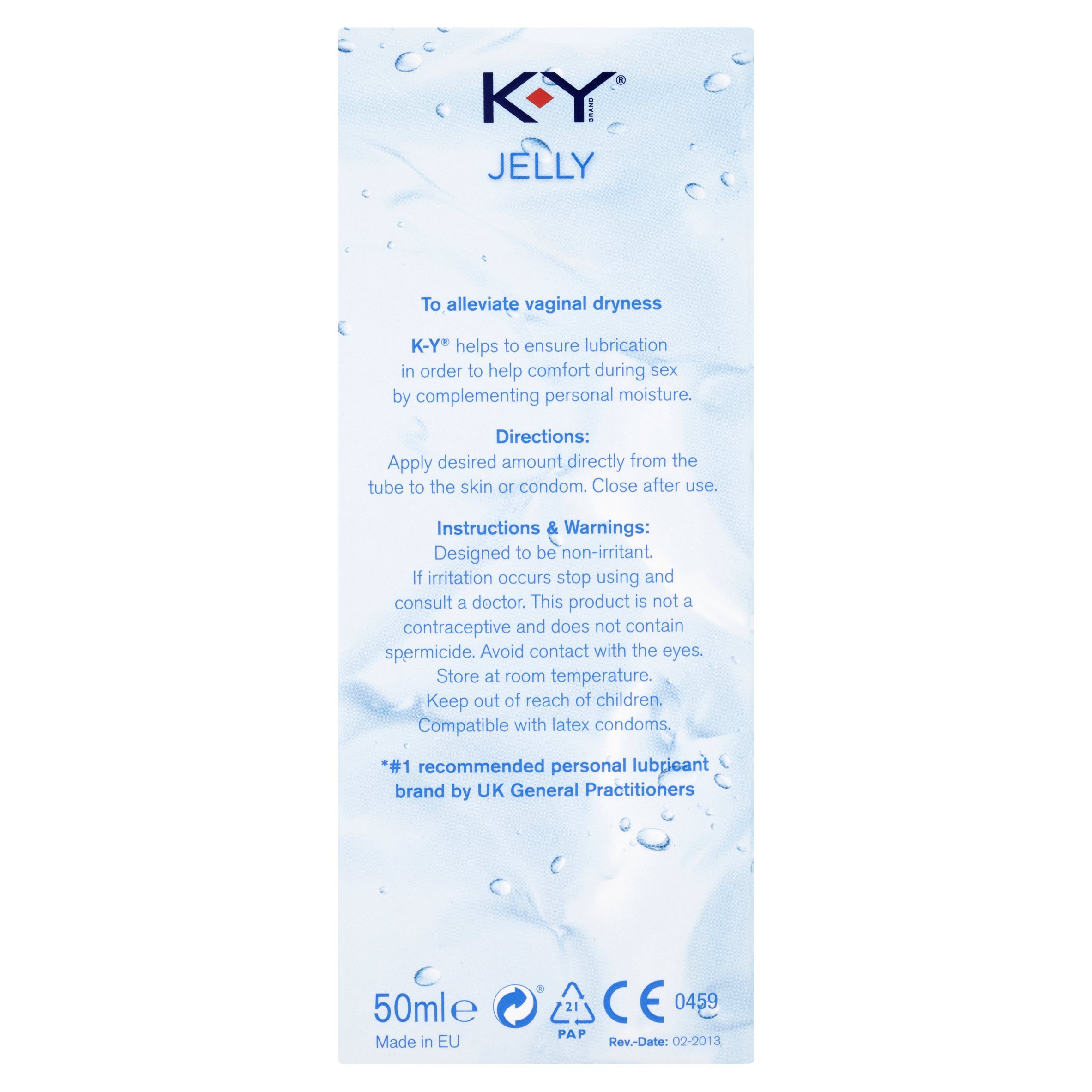 KY Jelly Personal Lubricant, Water Based 50ml Buy Online in UAE
