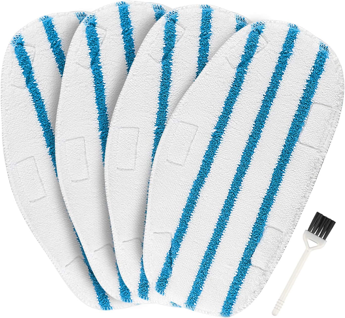 4 Pack Replacement Steam Mop Pads Cleaning Pad Fit for PurSteam ThermaPro 10-in-1
