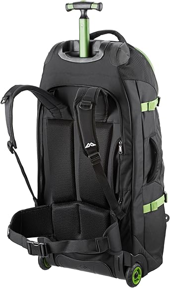 kathmandu hybrid 70l backpack harness wheeled luggage trolley v3