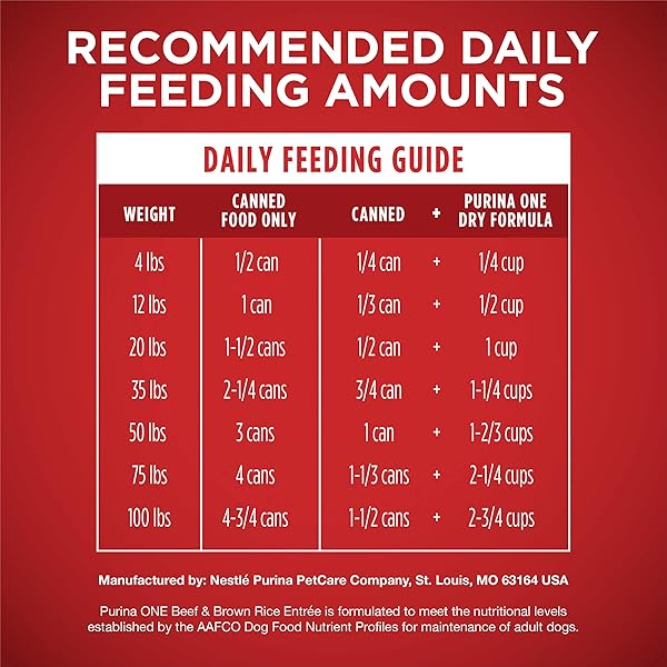 PURINA ONE CLASSIC GROUND BEEF AND BROWN RICE ENTREE ADULT WET DOG FOOD – (PACK OF 12) 13 OZ. CANS