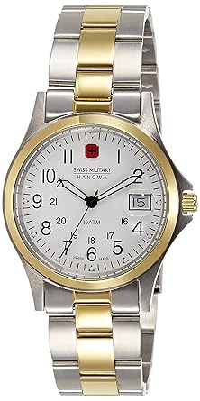 Swiss Military Analog White Dial Mens Watch - SM05304MST.H01MTX