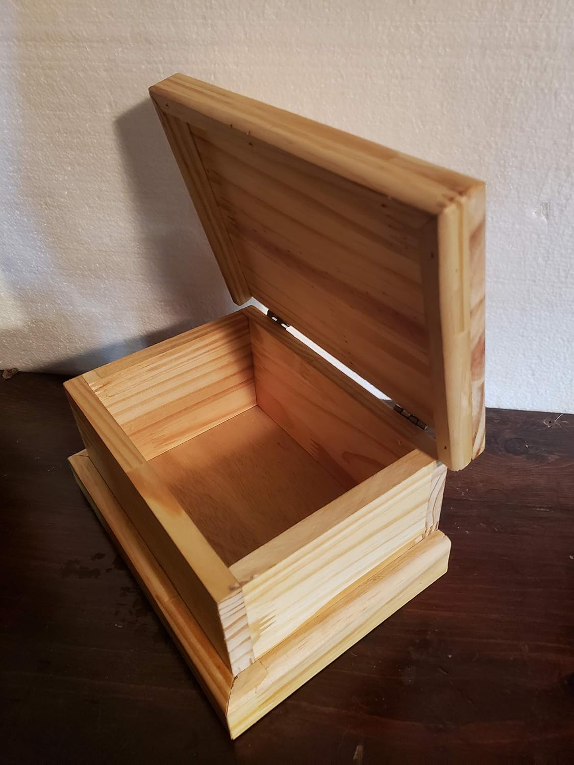 Pine storage box Handmade