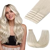 GOO GOO Tape in Hair Extensions 24in 100g 40pcs 60A Platinum Blonde view 1