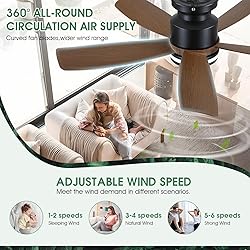 Ceiling Fans with Lights and Remote/APP Control, 41