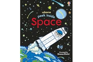 Peek Inside Space: A Lift-the-Flap Book About the Solar System, Moon, and Stars for Children (Ages 3-5)
