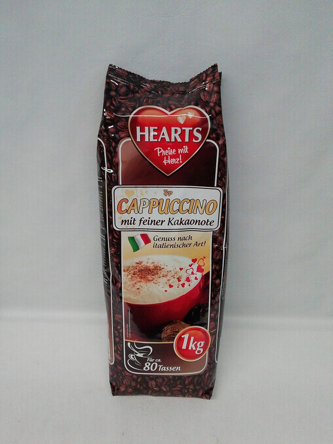 HEARTS Cappuccino mit feiner Kakaonote (1 kg)