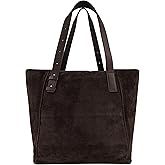 Vince Mens Suede Westmore XL Tote, Stylish & Versatile Accessory for Everyday Wear & Travel