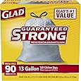 Glad Tall Kitchen Drawstring Trash Bags - 13 Gallon - 90 Count