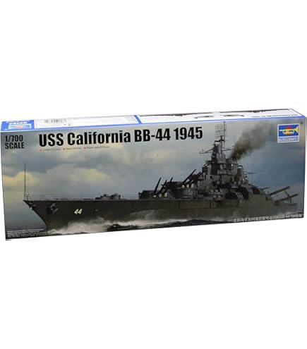 Amazon.com: Trumpeter USS California BB-44 1941 Model Kit : Arts