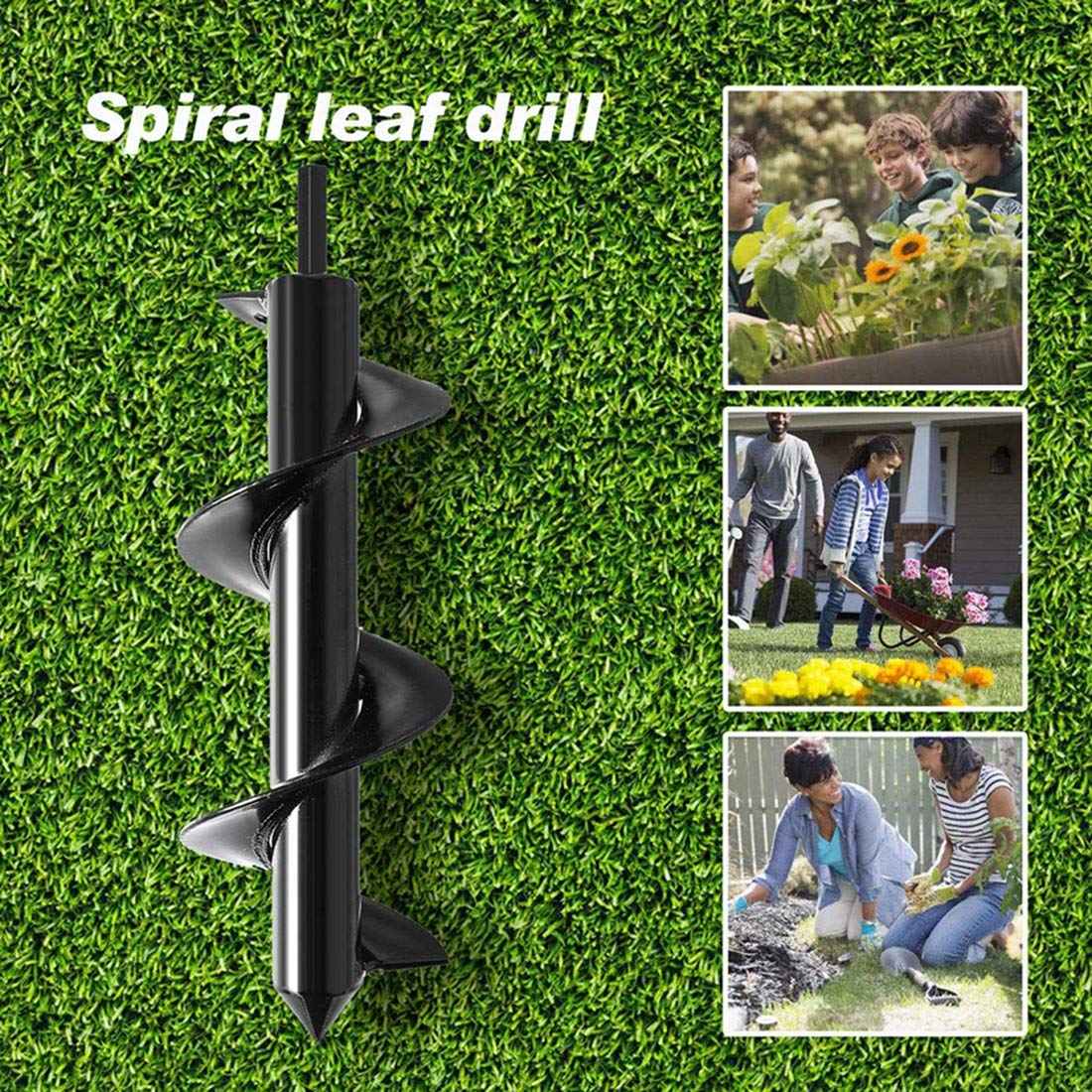 Cutting Tools Asvel Auger Drill Bit Garden Auger Spiral Drill Bit Iris Bedding Plants And Digging Weeds Roots Non Slip 3 5 X 10 Hex Shaft Auger Post Hole Digger Drill Bit For