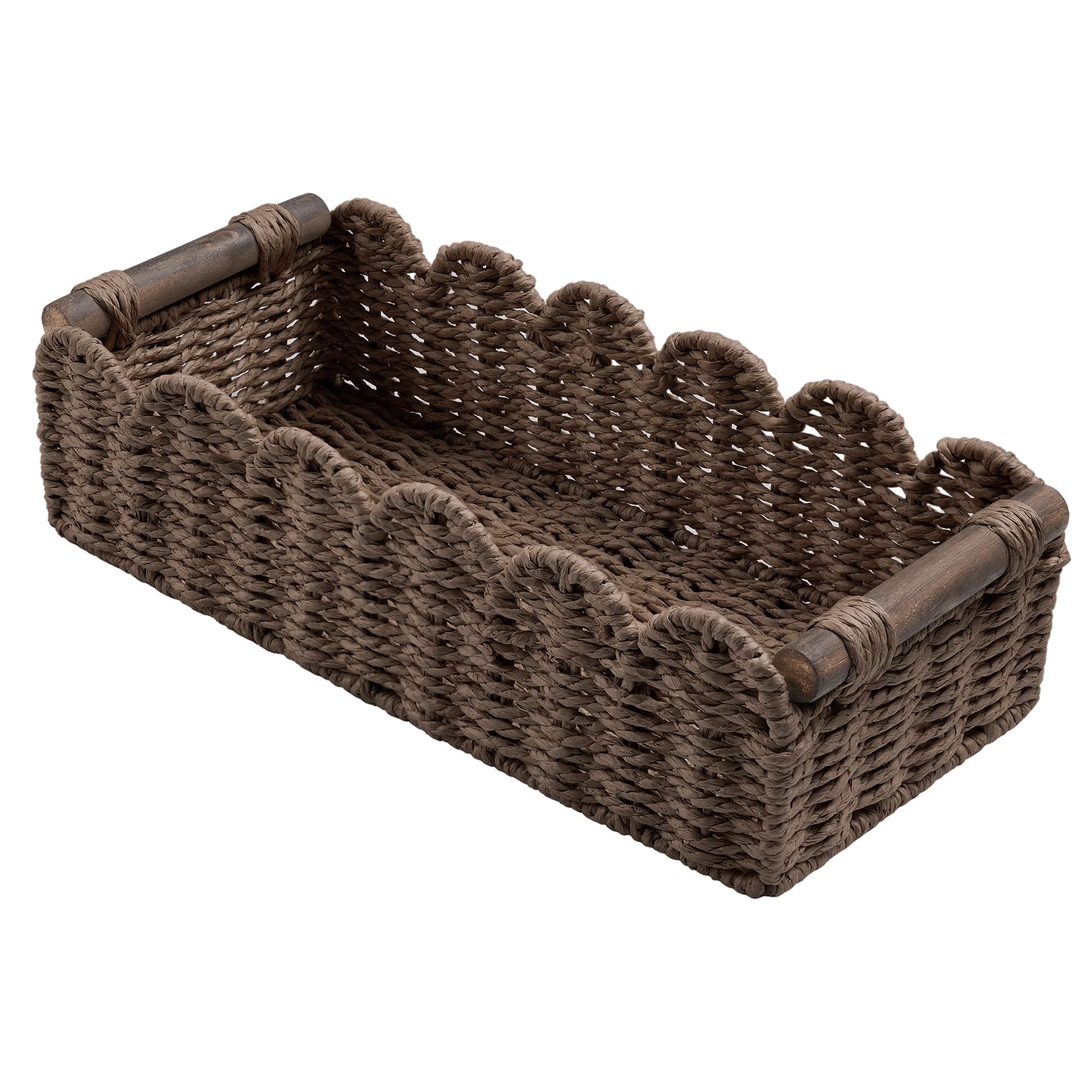 Photo 1 of **MAJOR DAMAGE**
Toilet Paper Storage Basket Bathroom Counter Organizer Wicker Baskets for Organizing Cute Basket for Bedroom Nursery Room Kitchen Bathroom Decor-Brown