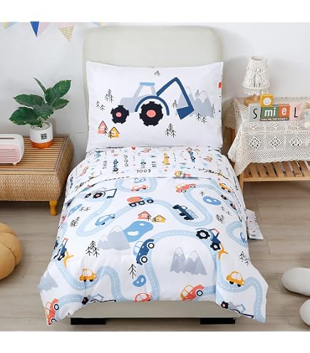 LANCO MODERN LIFESTYLE Blue Queen Comforter Set, Chain