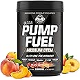 PMD Sports Ultra Pump Fuel - Pre Workout Drink Mix - Energy, Strength, Endurance, Recovery - Complex Carbohydrates and Amino Energy-Peach Nectarine (30 Servings)
