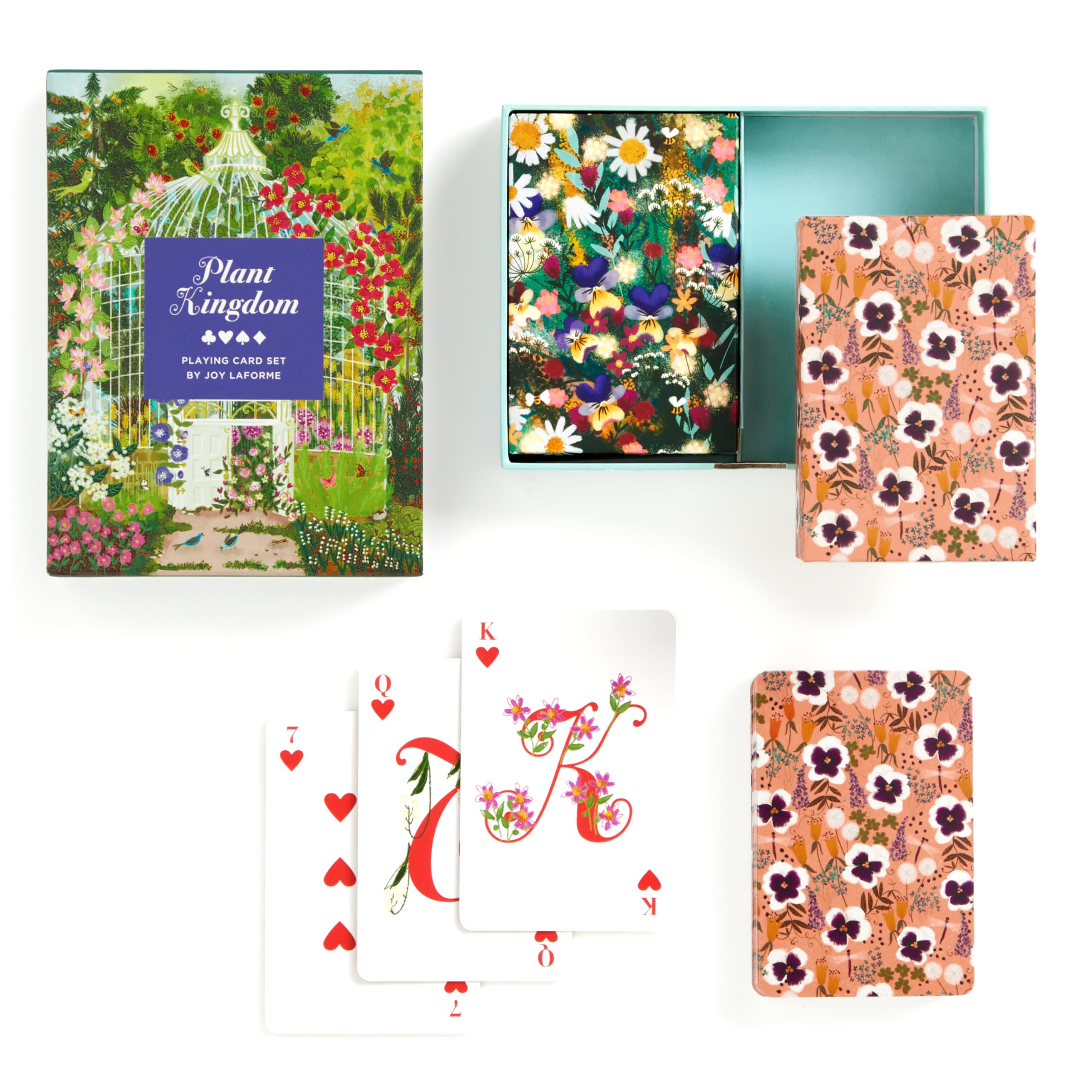 Galison Joy Laforme Plant Kingdom Playing Card Set: Set of 2 Card Decks, Plany