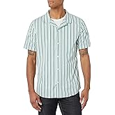 Amazon Essentials Mens Vacation Cotton Resort Shirt, Slim-Fit Short Sleeve
