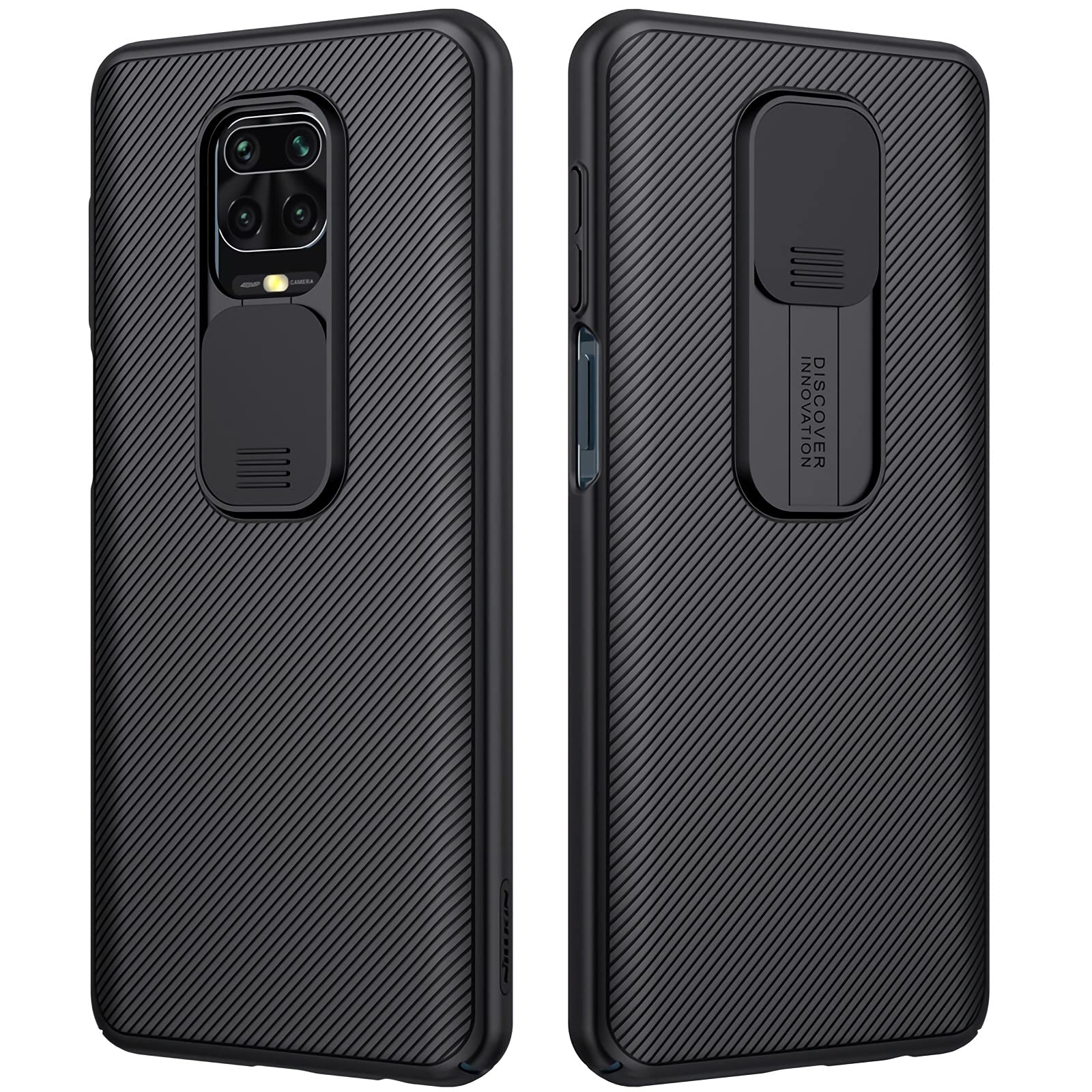 Nillkin Camera Protective Case for xiaomi redmi note 9S Slide Protect Cover Lens Protection Case for redmi note 9 Pro/redmi note 9 pro max Black