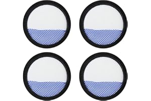 BIHARNT 4 Pack Washable Replacement Filter Compatible with Eureka RapidClean Pro Cordless Stick NEC180, NEC285GR, NEC185, NEC186, NEC190, NEC280TL Vacuum Cleaner