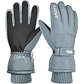 Gilotop Unisex Waterproof Winter Gloves Touchscreen,Windproof Thermal Ski Gloves for Men Women, Warm for Snowboarding, Hiking, Running,Outdoor Activities