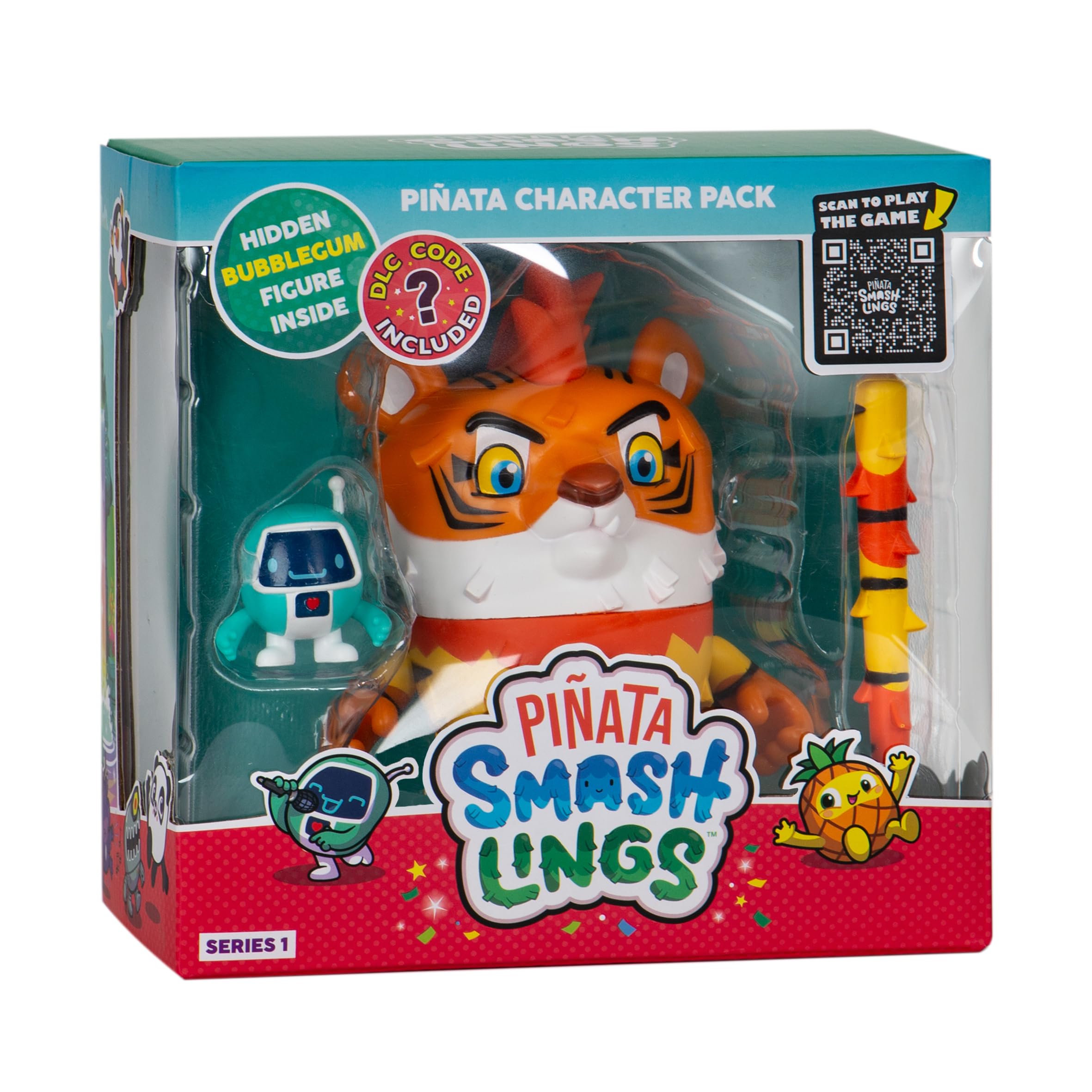 Pinata Smashlings Pinata Articulated Figure Mo Tiger, Roblox Toys, Official Toy from Toikido.
