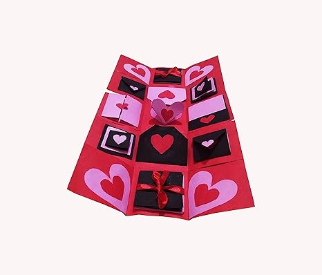 Buy Newcyclic Romantic Explosion Box For Birthday Anniversary Valentine Gift For Her Gifts For Him Gift For Wife Gift For Gf Online At Low Prices In India Amazon In