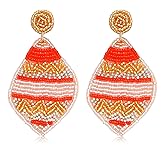 Winter Snowflake Flower Drop Dangle Earrings Hypoallergenic Snowflake Pierced Stud Earrings For Women Christmas Gifts