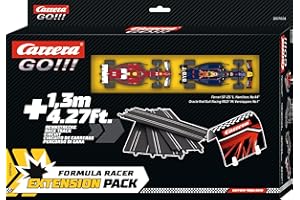 Carrera GO Forumla Racer Slot Car Racetrack Extension Pack 1:43 Scale Add On Accessory Includes 4.27-ft of Track, Tunnel, and