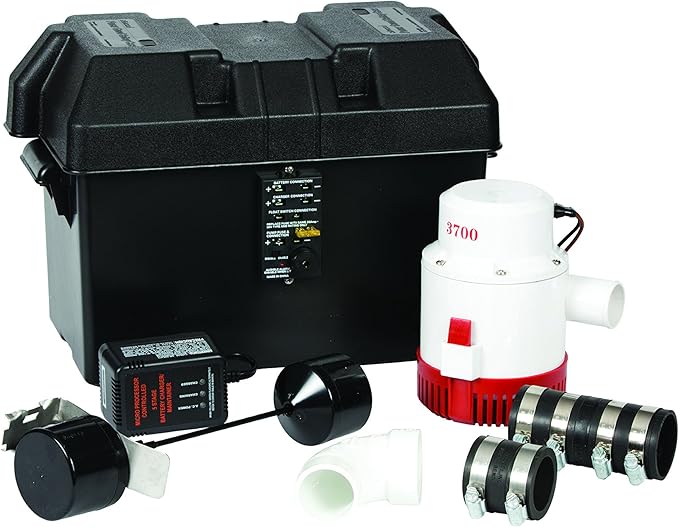 Little Giant 14942790 RLSPBS Emergency Backup System with 2500 GPH