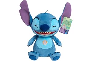 Disney Stitch Crack Me Up Stitch 11-inch Plush with Sounds and Motion, Wiggles, Giggles, and Laughs, Stuffed Animal, Kids Toys for Ages 3 Up by Just Play
