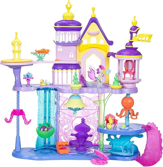 Hasbro My Little Pony C1057EU4 - Movie Schloss Canterlot und Seaquestria, Spielset