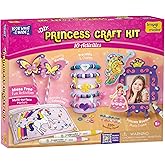 Imagimake Princess Craft Kit | 10 Mess-Free DIY Activities | Bracelet Making Kit, Unicorn Pouch, Butterfly Wands & Photo Fram