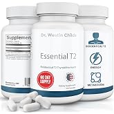 Dr. Westin Childs Essential T2 Thyroid Supplement, 100 mcg, 60 Count | Pure T2 thyroid support for metabolism and cellular energy; one daily capsule, 60-day supply