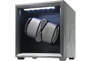 ORYX VISION Watch Winder for 2/4/6/8 Automatic Watches, Automatic Watch Winder for Rolex 4 Rotation Modes with LED Light, USB/AC Powered Elastic Watch Pillows Quiet Mabuchi Motor