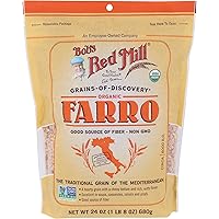 BOBS RED MILL Organic Whole Grain Farro, 24 OZ