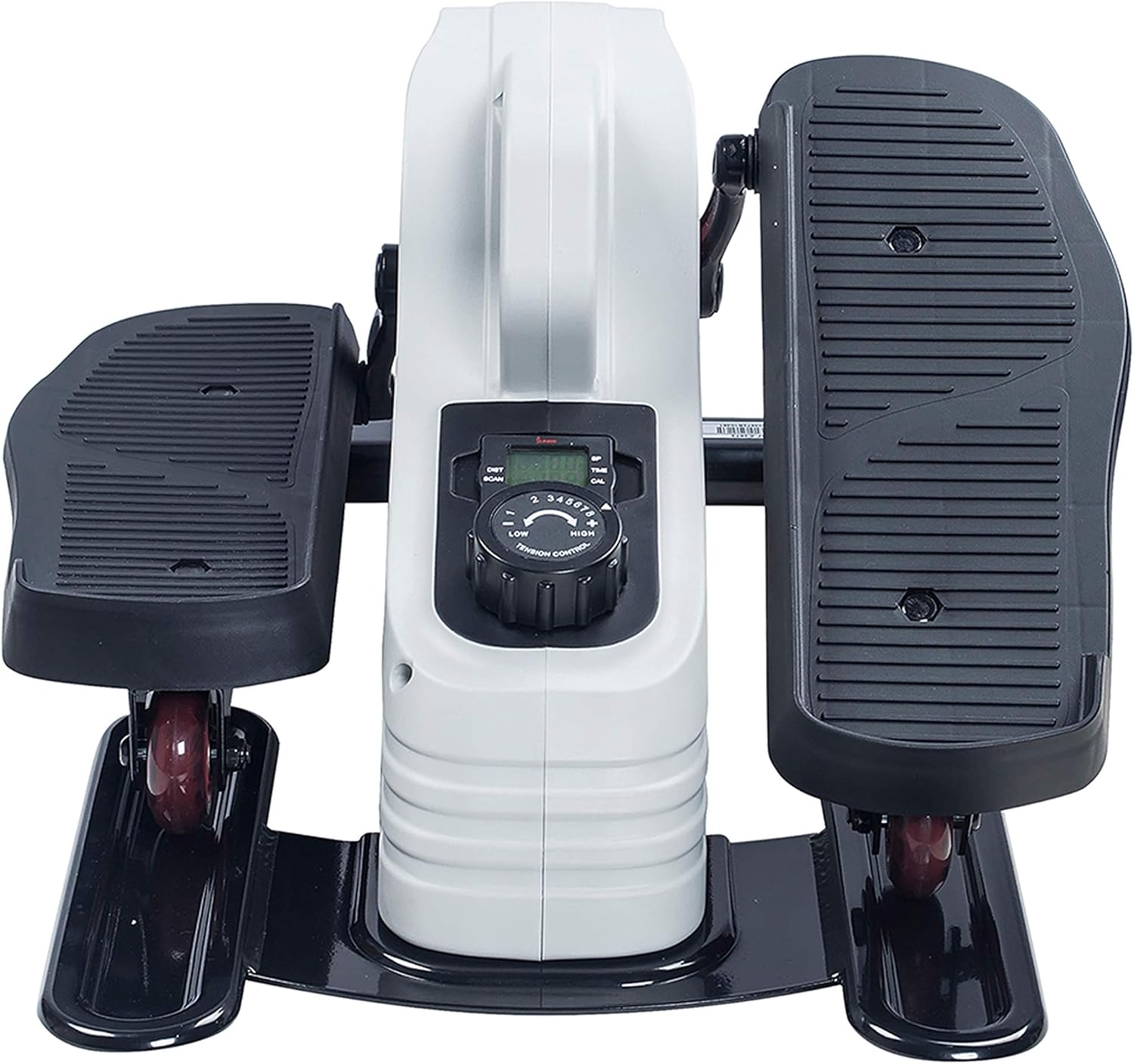 Sunny Health & Fitness Fully Assembled Magnetic Under Desk Elliptical – SF-E3872, Grey : Sports & Outdoors