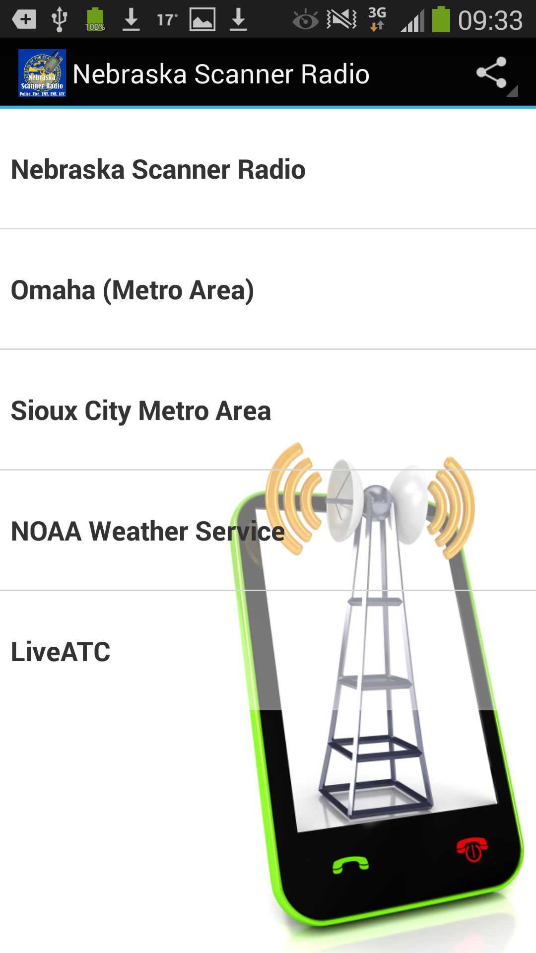Nebraska Scanner Radio - Police, Fire, EMS, ATC: Amazon ...