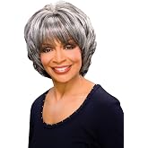 Foxy Silver Synthetic Wig - Margaret-1