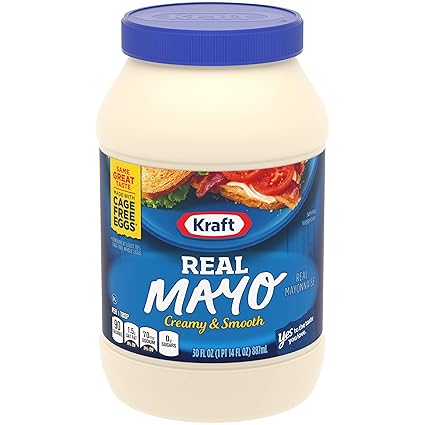 Amazon Com Kraft Mayo Real Mayonnaise 30 Oz Jar Grocery Gourmet Food