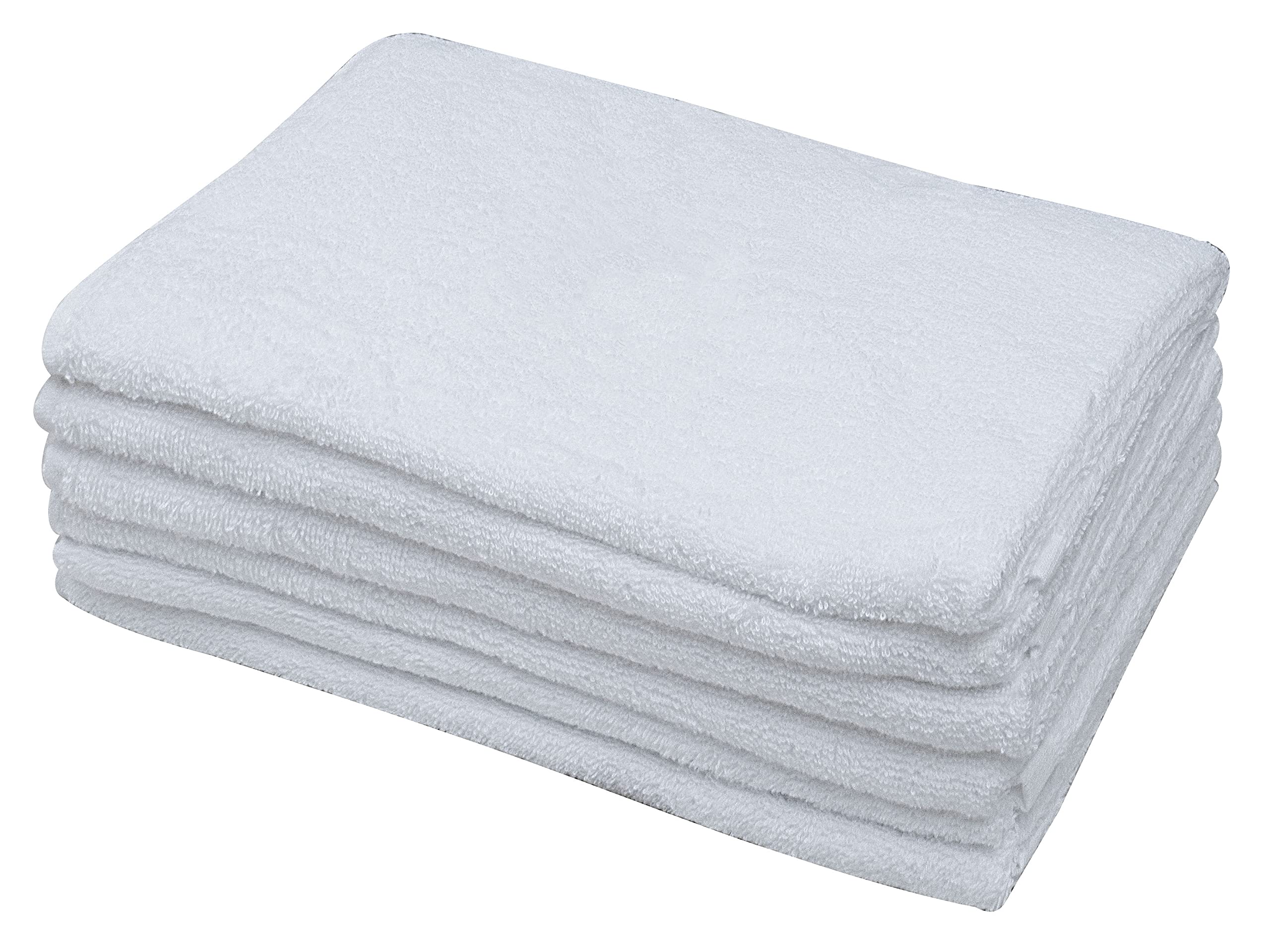 Darling 100% Ring Spun Cotton Supreme Quality Soft Baby Terry Towelling Bath Towel, Pack of 6, 70x70cm