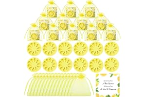 SiliFine 50 Set Lemon Soap Party Favors Bridal Shower Favors Lemon Shaped Soap Big Squeeze Wedding Gifts with Card and Yellow Bag for Bridal Party Baby Shower Decorations