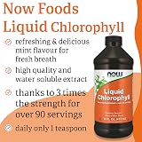 NOW Foods Chlorophyll Liquid Mint 473ml Detox Drink High-Dose view 4