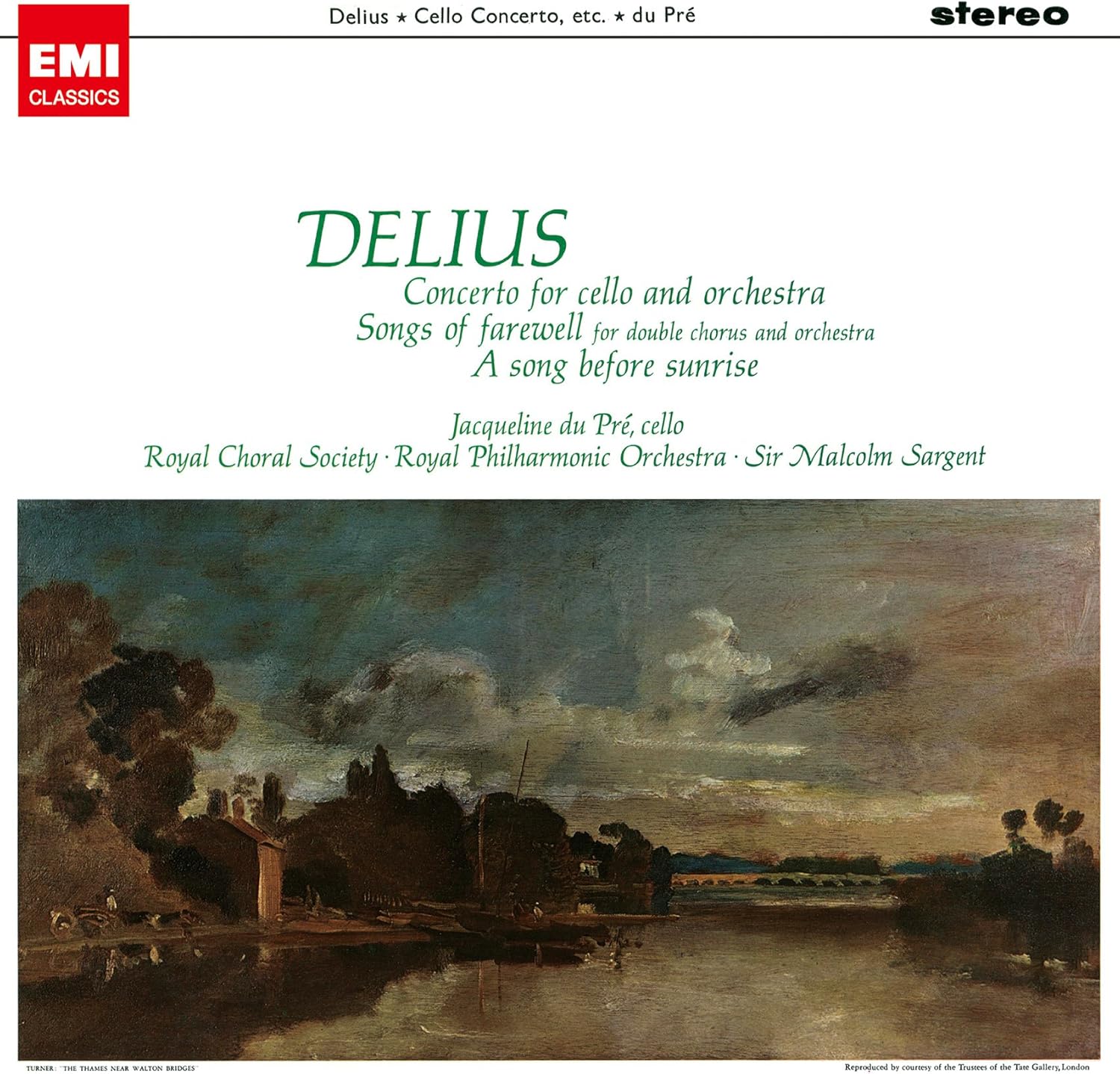 Delius Concerto for Cello and Orchestra / Songs of Farewell for Double